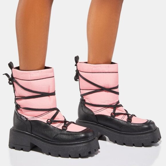 SNOWFALL PINK  Snow Boots ( BRAND NEW !!!! ) - Picture 4 of 6